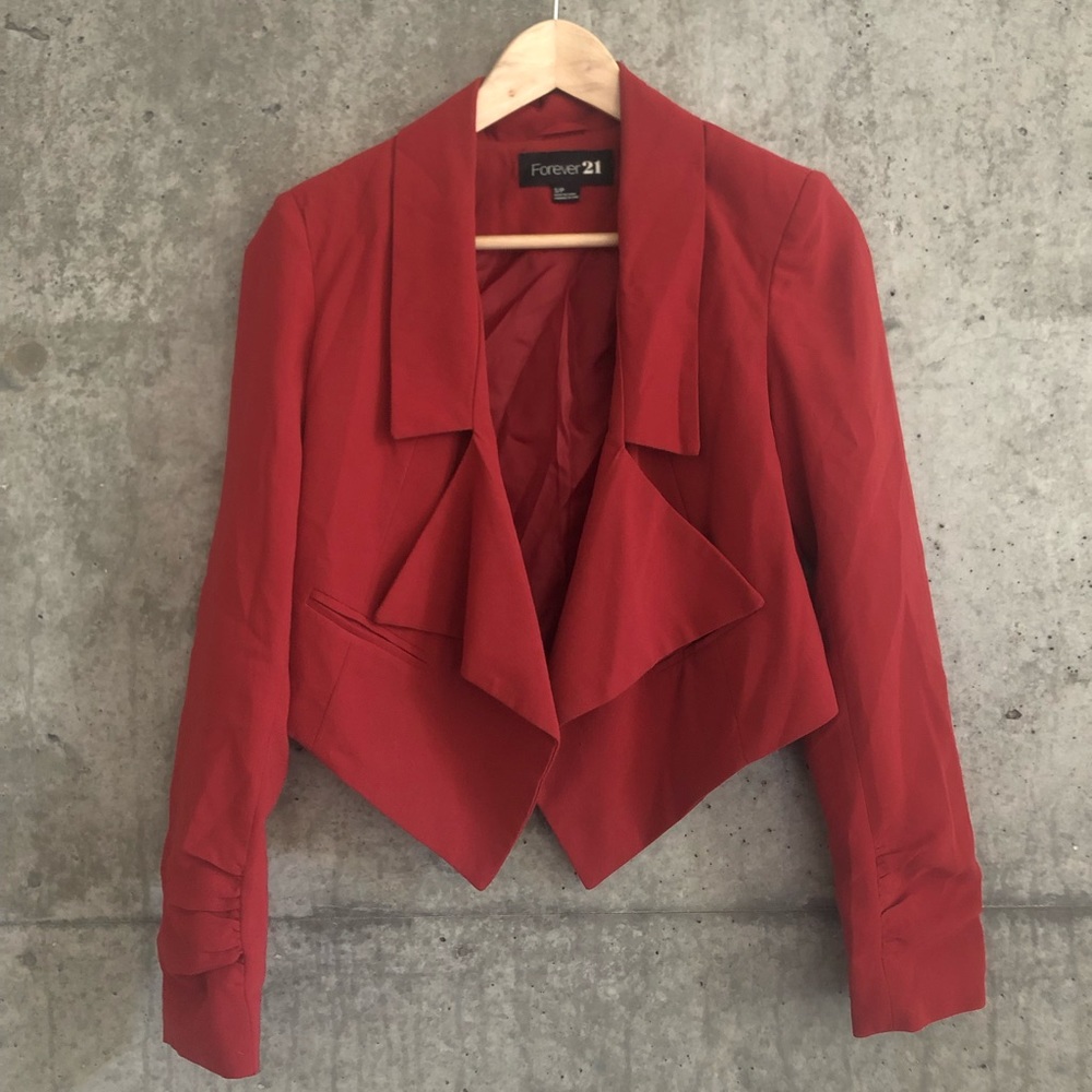 Red blazer